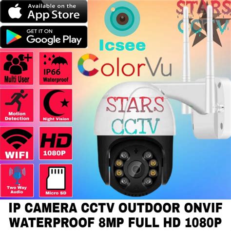 Jual Ip Camera Cctv Outdoor Icsee Putar Kamera Wireless Mp Full Hd