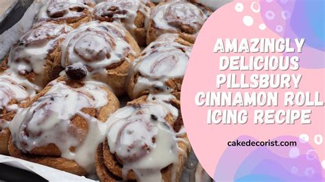 Amazingly Delicious Pillsbury Cinnamon Roll Icing Recipe Youtube