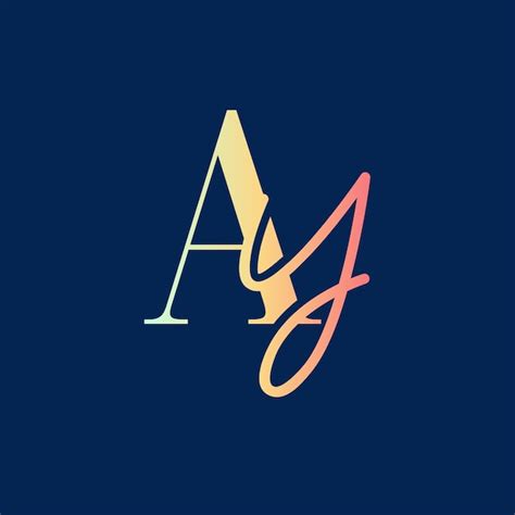 Premium Vector Ay Initial Logo Design With Elegant Handwriting Style