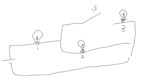 Solved The Figure Shows Three Identical Lightbulbs Connected Chegg