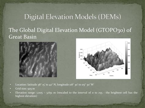 PPT - Digital Elevation Models (DEMs) PowerPoint Presentation, free ...
