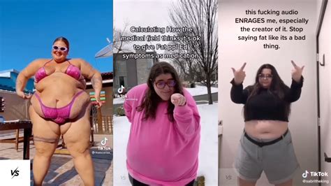 Fat Acceptance Cringe Painful TikTok Cringe Compilation YouTube