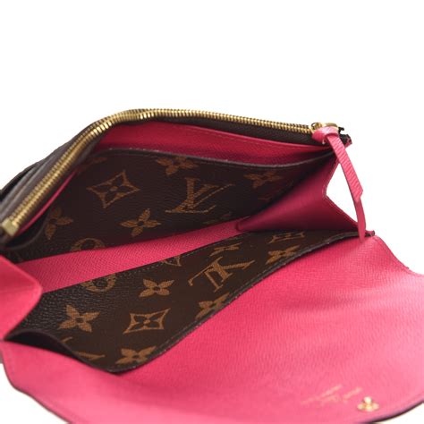 Louis Vuitton Monogram Emilie Wallet Hot Pink 210572