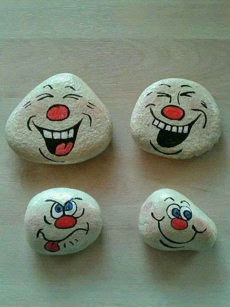 Photos On Rocks Silly Faces Rock Crafts Rock Painting Patterns