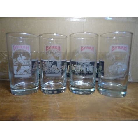 Verres Byrrh Collector Cl Ht Cm Et Cm Tigrebock