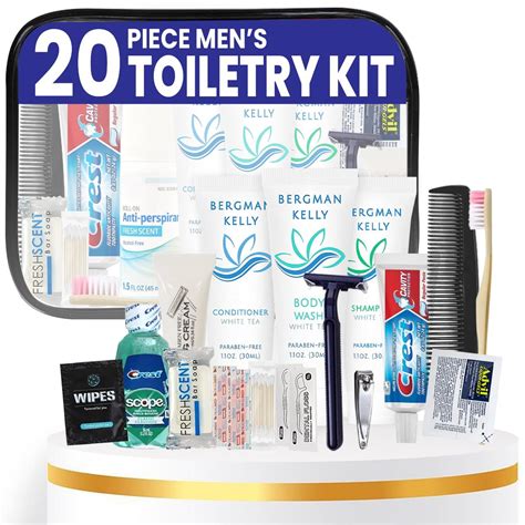 trektote mens gift sets  piece travel toiletry kit