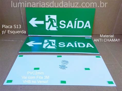 Dudaluz Sinaliza O De Emerg Ncia Placa De Sinaliza O