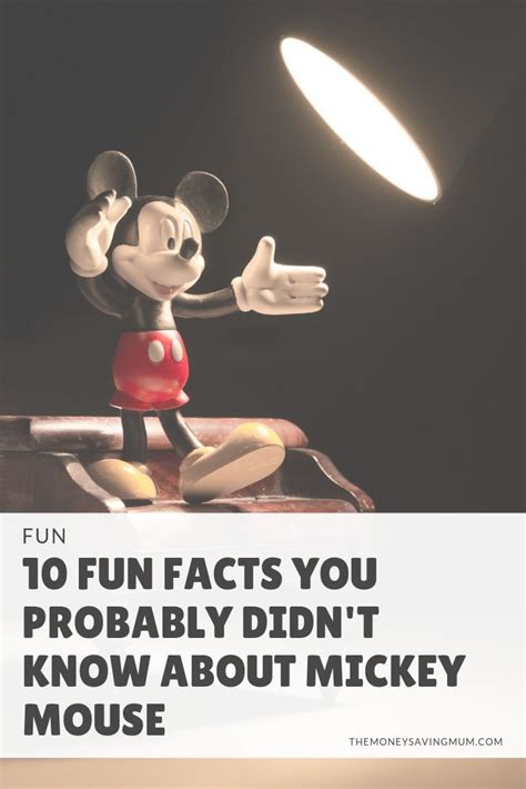 10 Fun Facts You Probably Didn T Know About Mickey Mouse Disney Facts