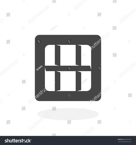 Prison Vector Logo Flat Design Style Vector De Stock Libre De