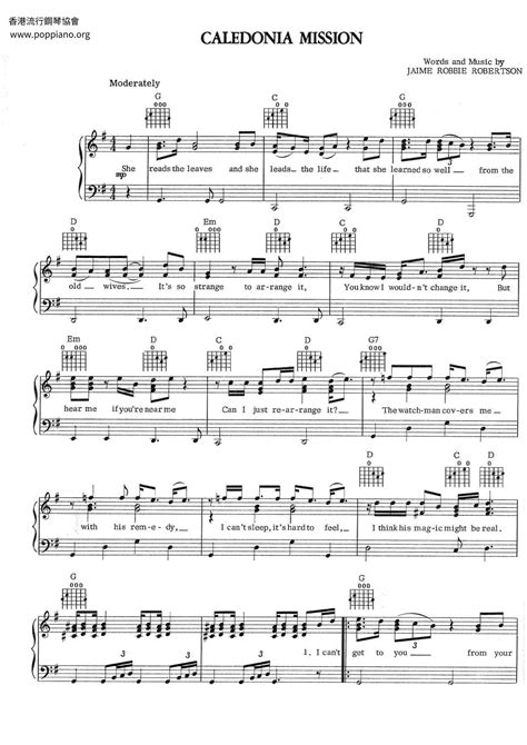 The Band Caledonia Mission Sheet Music Pdf Free Score Download ★