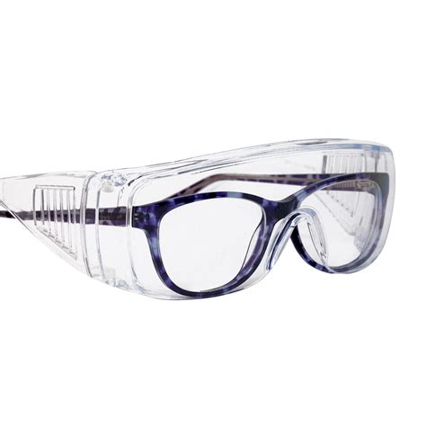 Safe Handler Diamont Vented Clear Safety Glasses Over Eyeglasses 1 Pair Ansi Z87 1 Impact