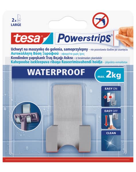 Haczyk Samoprzylepny Powerstrips Waterproof Do Maszynki Do Golenia