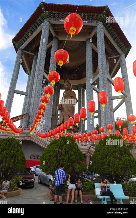 Kek Lok Si Temple In Penang Malaysia Is The Largest Buddhist Temple In