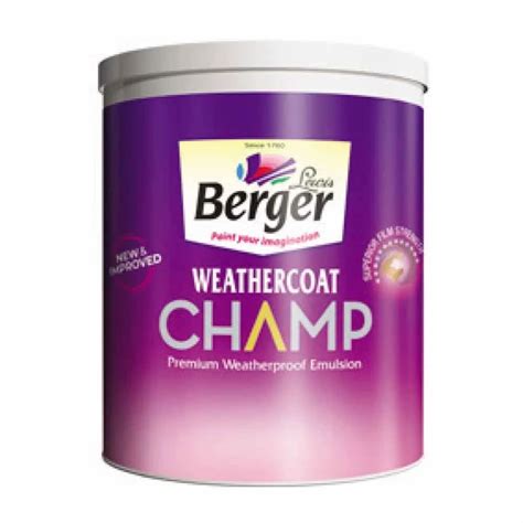 Berger Weathercoat Champ Paint 20 Ltr At Rs 5550 Bucket In Valsad ID