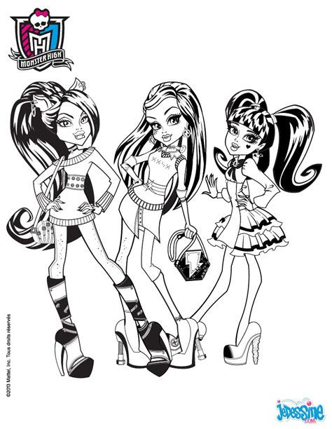 Coloriage204 Imprimer Coloriage Monster High