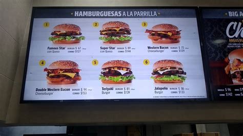 Menu At Carls Jr Restaurant Reynosa Plaza Aeropuerto