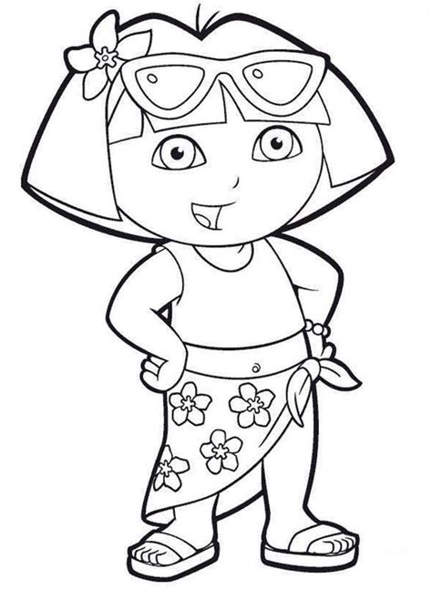 Dora Coloring Pages