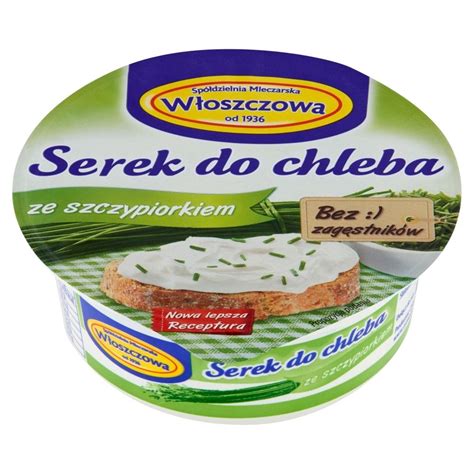 Włoszczowa Serek do chleba ze szczypiorkiem 100 g Zakupy online z