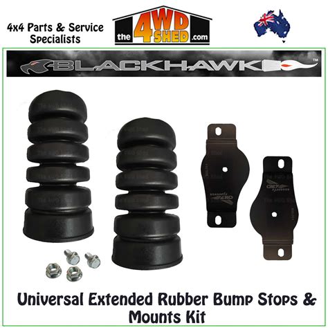 Universal Extended Rubber Bump Stops And Mounts Kit