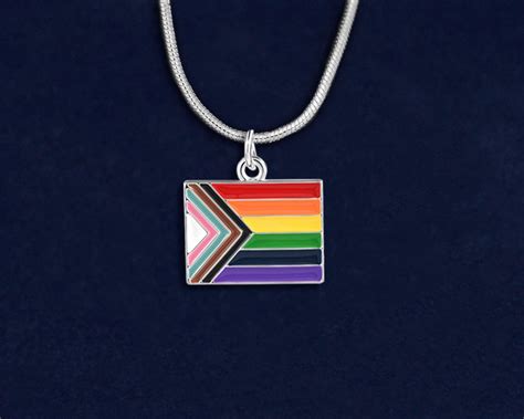 Bulk Daniel Quasar Flag Necklaces For Lgbtq Events Pride Etsy