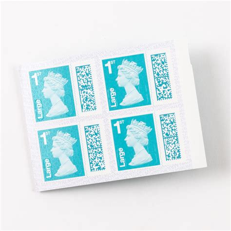 Gp00051741 Royal Mail 1st Class Large Stamps Sheet Of 4 Gls