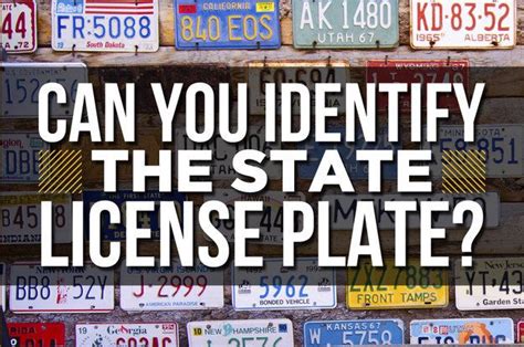 Can You Identify The States For These License Plates Us License Plate Quiz At Buzzfeed Travel