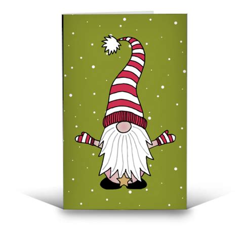 Funny Greeting Cards Mr Naked Gnome Green By Gellie Design Art Wow