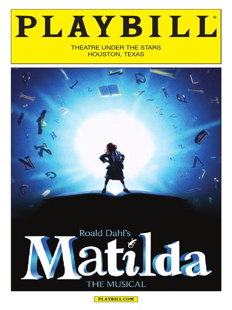 Playbill - Matilda | PDF | Theatre | Performing Arts