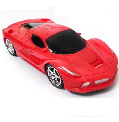 Carrinho De Controle Remoto Ferrari Vermelha 6 Funções Cor Vermelho