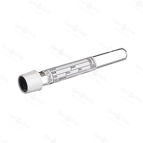 VACUETTE Tube White 6ml No Additive Get A Drip Pharma