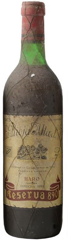 Vinos Clásicos La Rioja Alta 890 Gran Reserva 1959