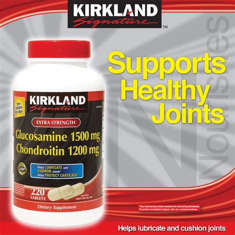 Kirkland Signature Glucosamine & Chondroitin 220 Tablets