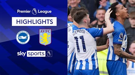 Partidas De Brighton X Aston Villa - Brighton 1 - 0 Aston Villa - Match Report & Highlights