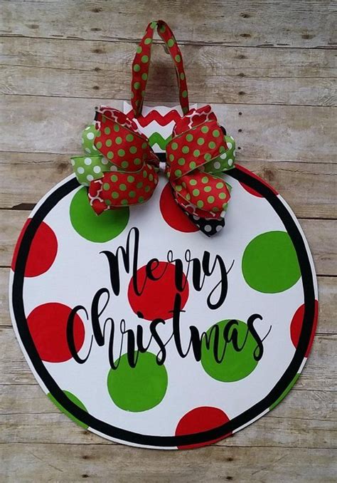 Christmas Door Hanger Christmas Door Decoration Christmas - Etsy | Christmas door decorations ...