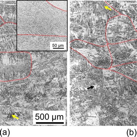 Typical Optical Micrographs Showing Microstructure Of A As Received Download Scientific