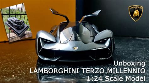 Unboxing Lamborghini Terzo Millennio Scale Model Bburago Model