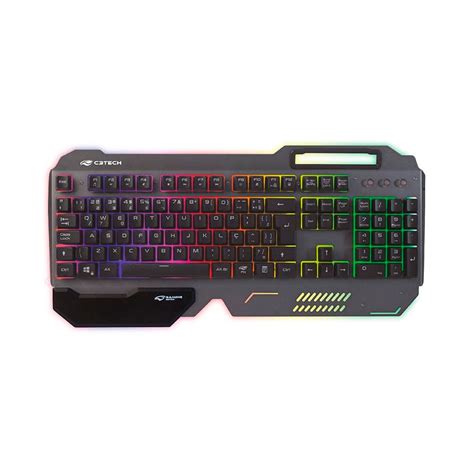 Teclado Gamer C Tech Led Abnt Kg Bk Gibson Solu Es Em Tecnologia