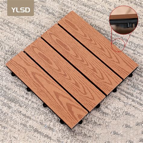 Waterproof Cheap Price Wood Plastic Composite Interlocking Decking