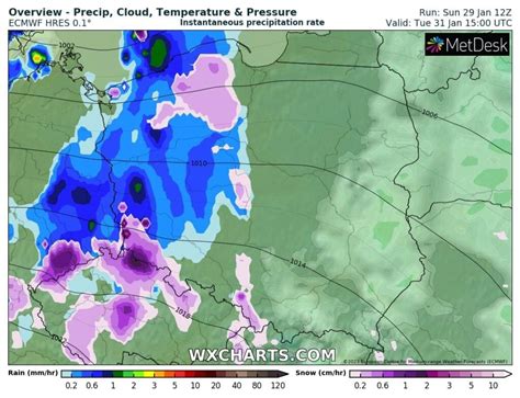 Prognoza Pogody Na Wtorek Stycznia Nie Yce I Opady Marzn Ce