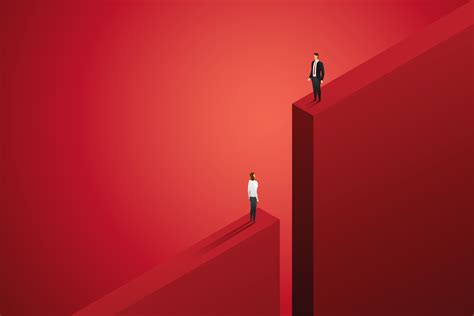 Businessman Are In A Higher Position Than Businesswomen 4398632 Vector