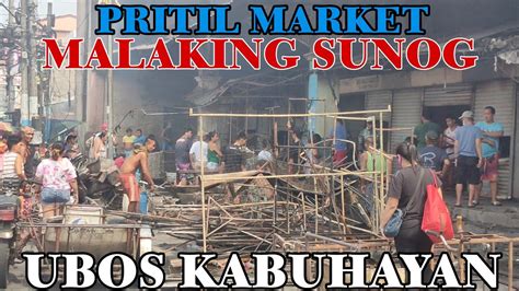 Malaking Sunog Sa Tondo Inubos Kabuhayan Pritil Market April