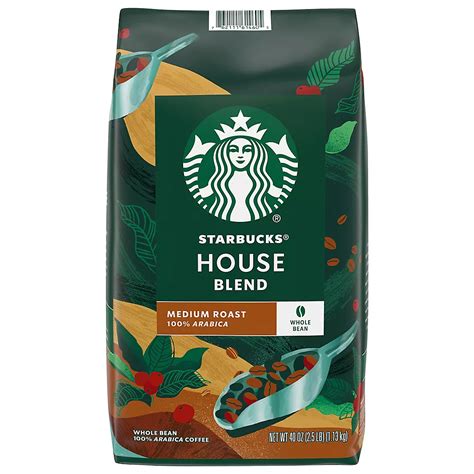 Starbucks House Blend Bean Medium Roast Coffee Bj S Wholesale Club