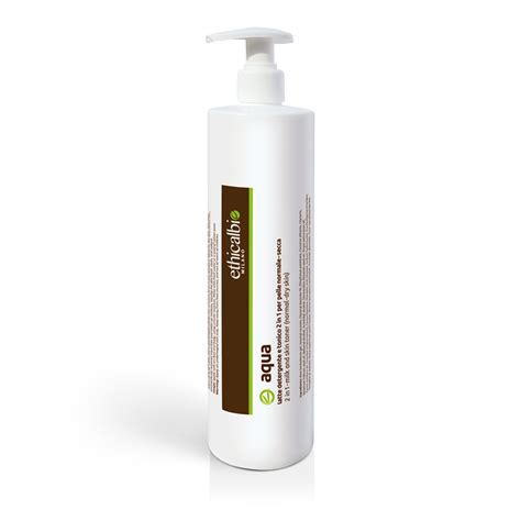 Latte Detergente E Tonico Due In Uno Aqua Per Pelle Secca 500ml Ethicalbio