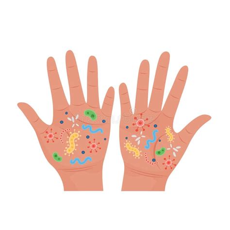 Dirty Hands Cartoon Germs Stock Illustrations – 204 Dirty Hands Cartoon ...