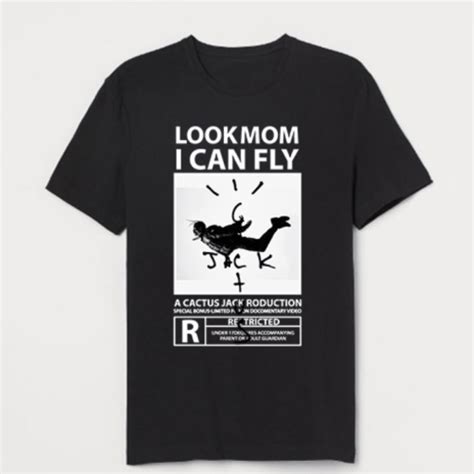 Travis Scott Look Mom I Can Fly Tshirt Official Travis Scott Online Store