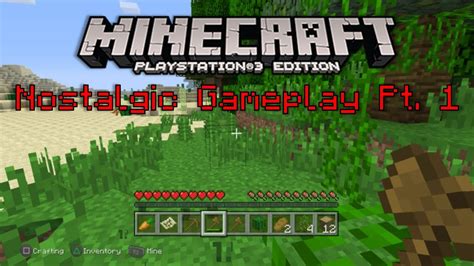 Ps Minecraft Nostalgic Gameplay Youtube