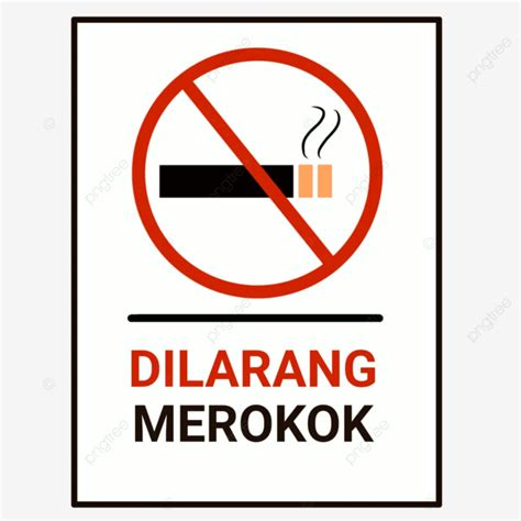 Gambar Dilarang Merokok Tanda Tidak Merokok Kawasan Larangan Merokok