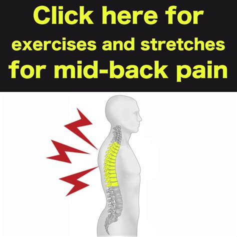 Mid Back Thoracic Pain Stretches Exercises And Other Remedies