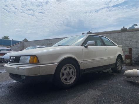 1991 Audi Coupe Quattro Coupe White Awd Manual Quattro Classic Audi Coupe Quattro 1991 For Sale