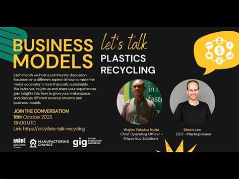 Business Model Talk Plastic Recycling With Wajim Yakubu Nuhu And